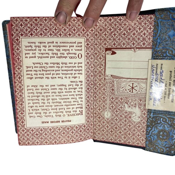 1957 Saint Joseph Catholic Missal Hardcover Vintage Prayer & Sunday Readings - Picture 11 of 11